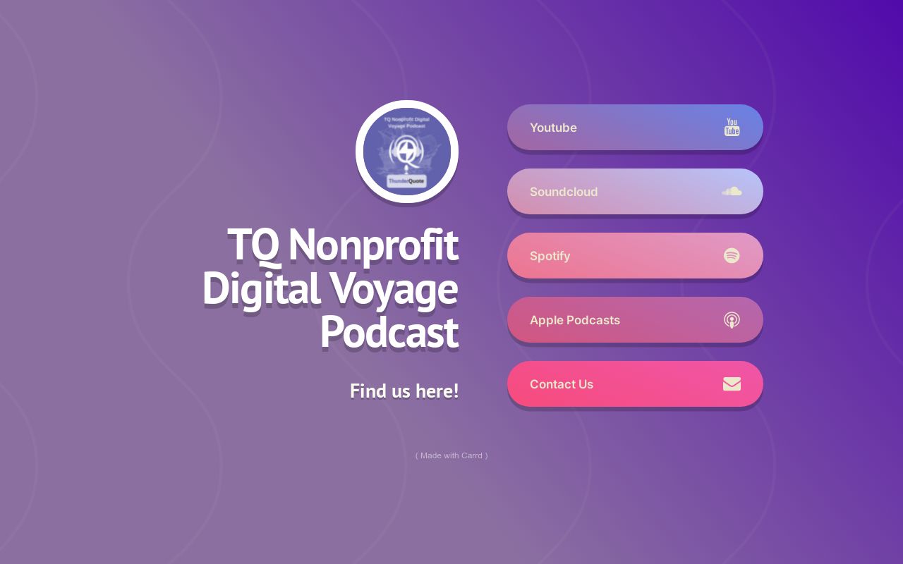 TQ Nonprofit Digital Voyage Podcast